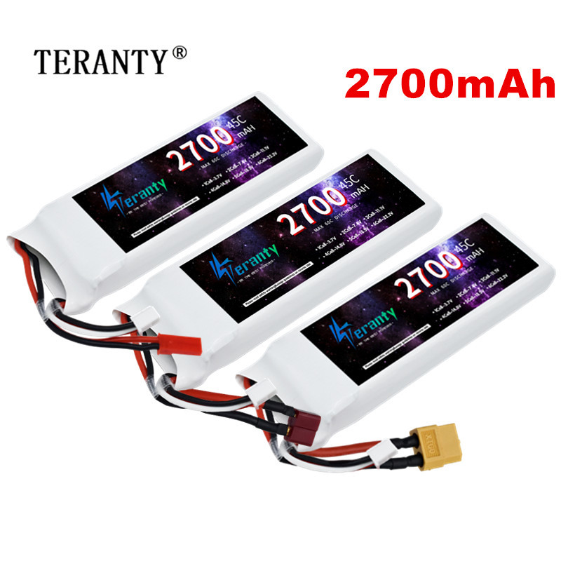 Drone Battery Connector - 1/3PCS 2S 7.4V Lipo Batteria 2700mAh
