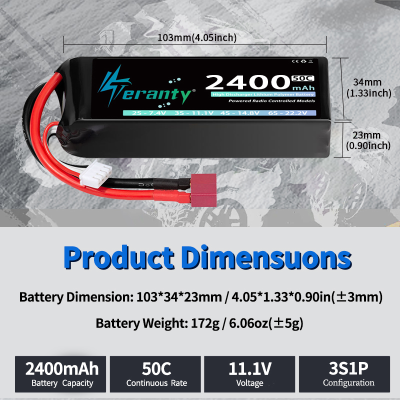 Batteria Lipo TERANTY 3S 2200/ - Drone Battery Connector recensione e prezzo