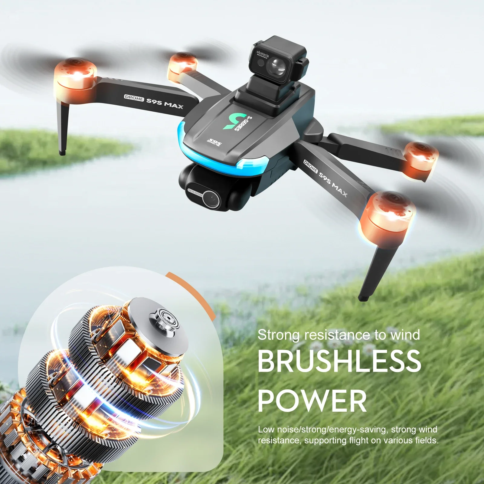 NUOVO S9S MAX MINI Drone 4K 2  - Drone Battery Box recensione e prezzo