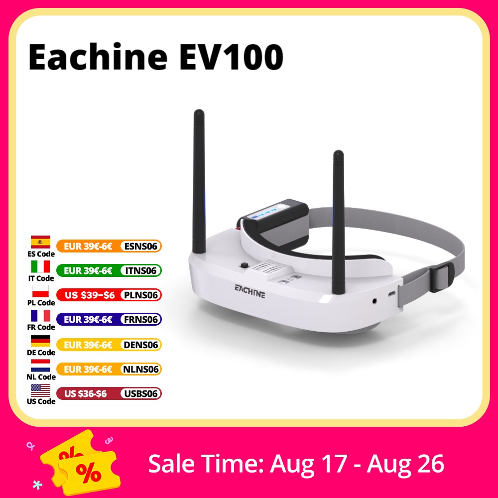 Eachine EV100 720*540 5.8G 72C - Drone Battery Box recensione e prezzo
