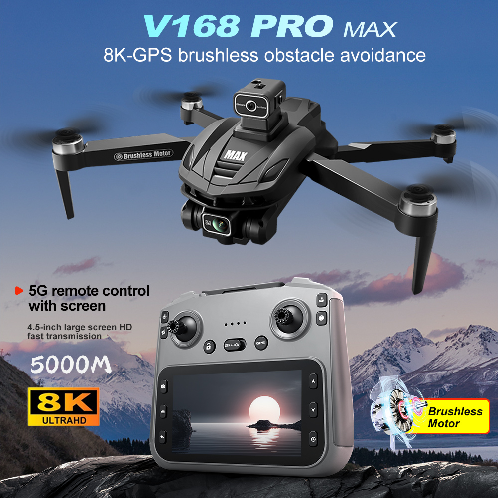 V168 PRO Max GPS Drone 8K Prof - Drone Battery Box recensione e prezzo
