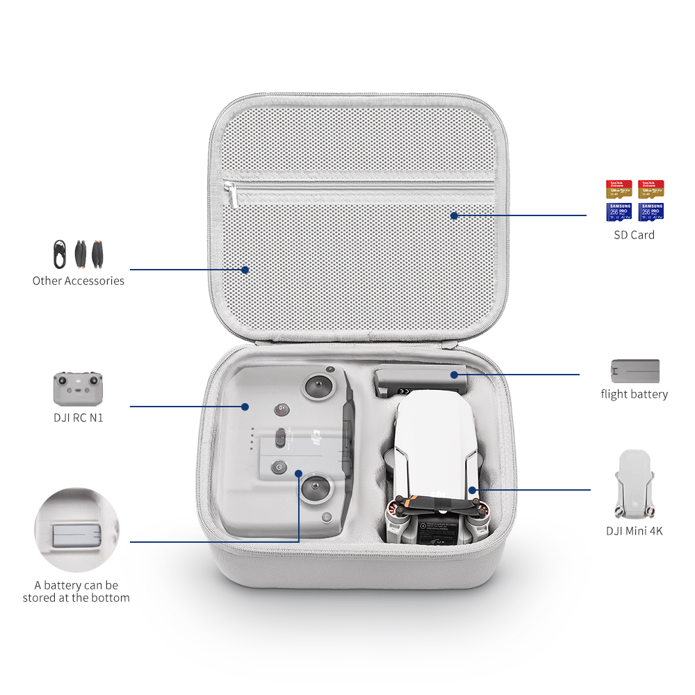 XFJI Custodia protettiva Custo - Dji Drone Mini 4 Pro recensione e prezzo